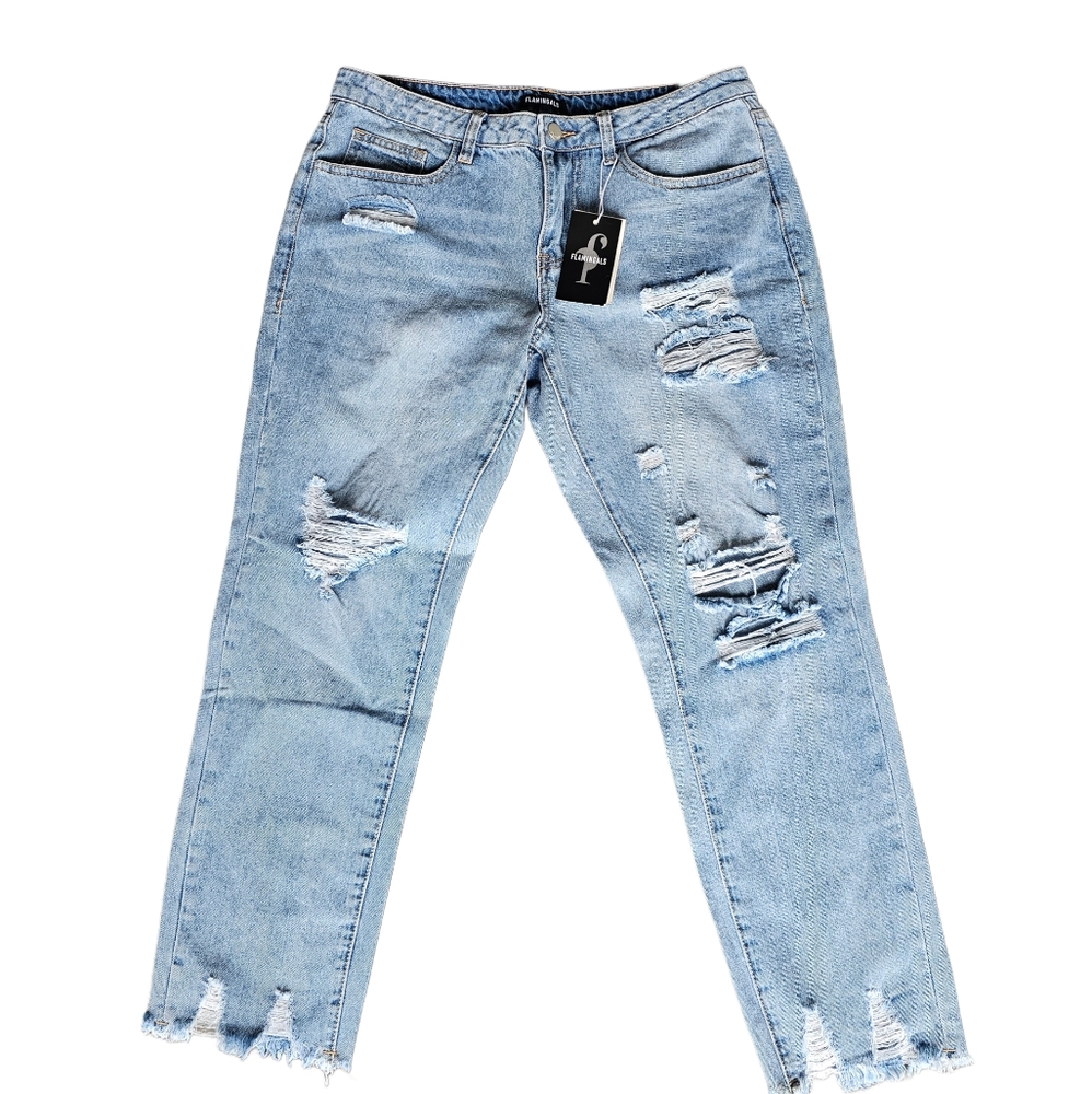 Distressed Light Blue Women's Jeans NWT
